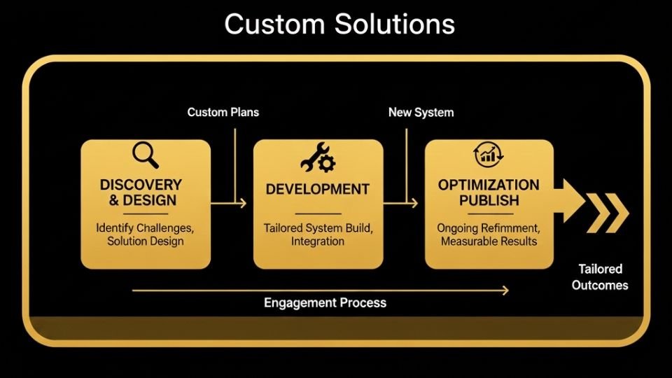 Custom Solutions Diagram Simple
